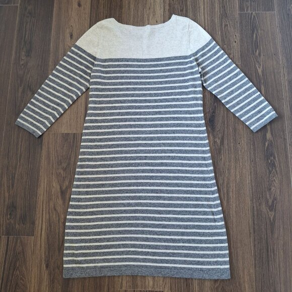 💙 Banana Republic Italian Yarn Wool Dress Size L/XL Preppy Winter Fall - Picture 7 of 8